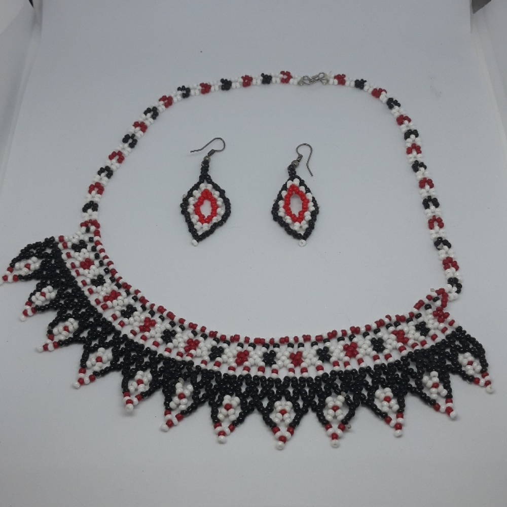 Handmade Necklace With Earings